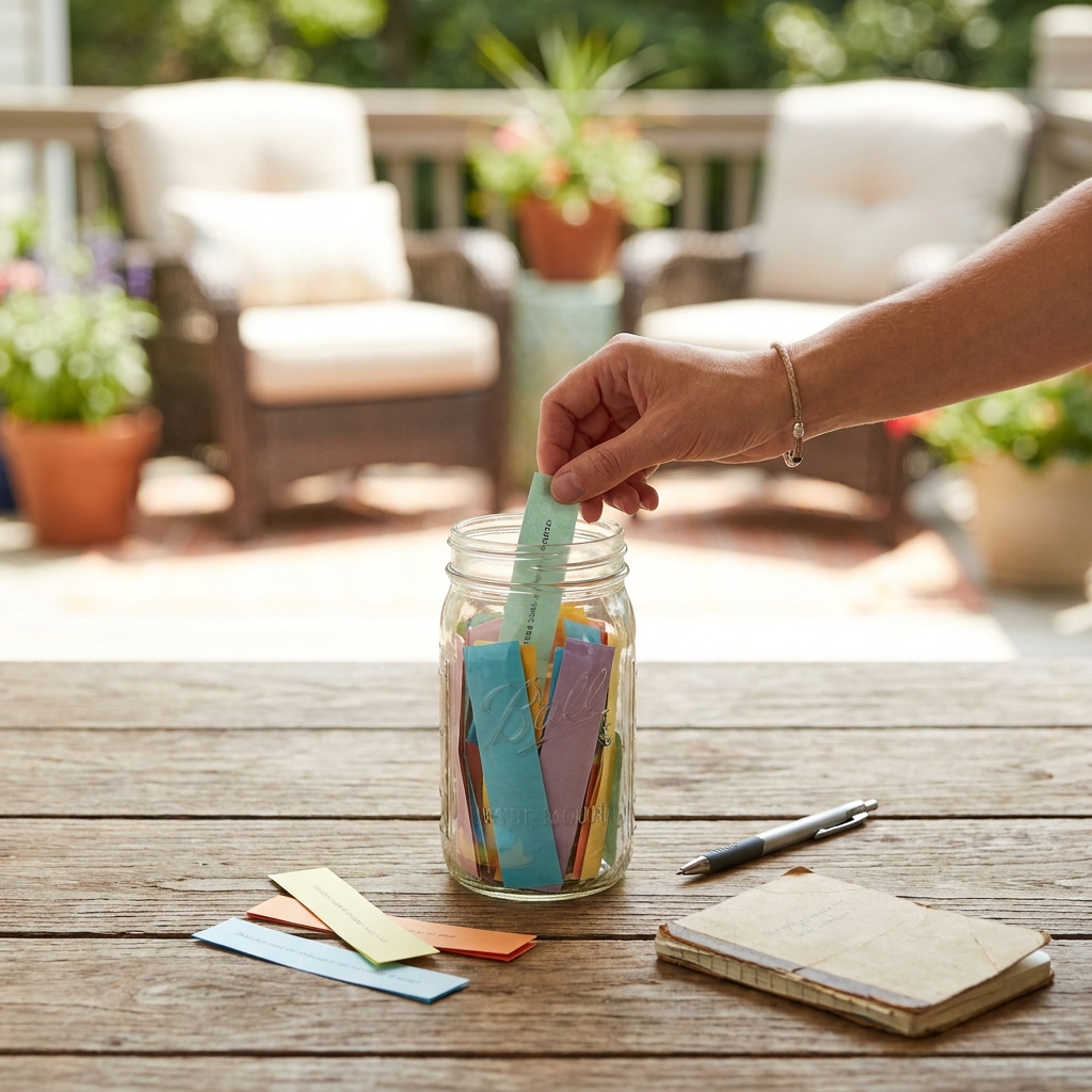 Create a summer ‘date jar’ for entertainment (couples or friends)