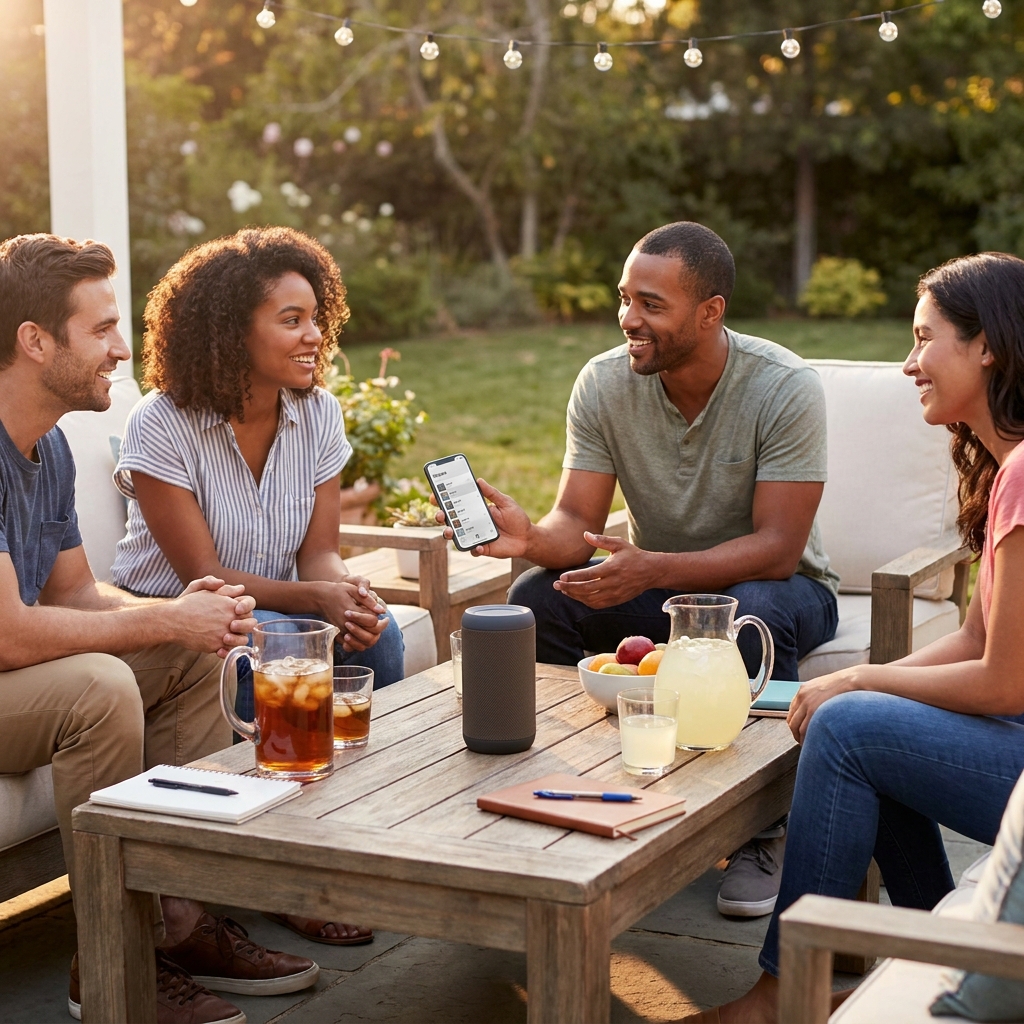 How to host a ‘potluck playlist’ night (music-centered social entertainment)