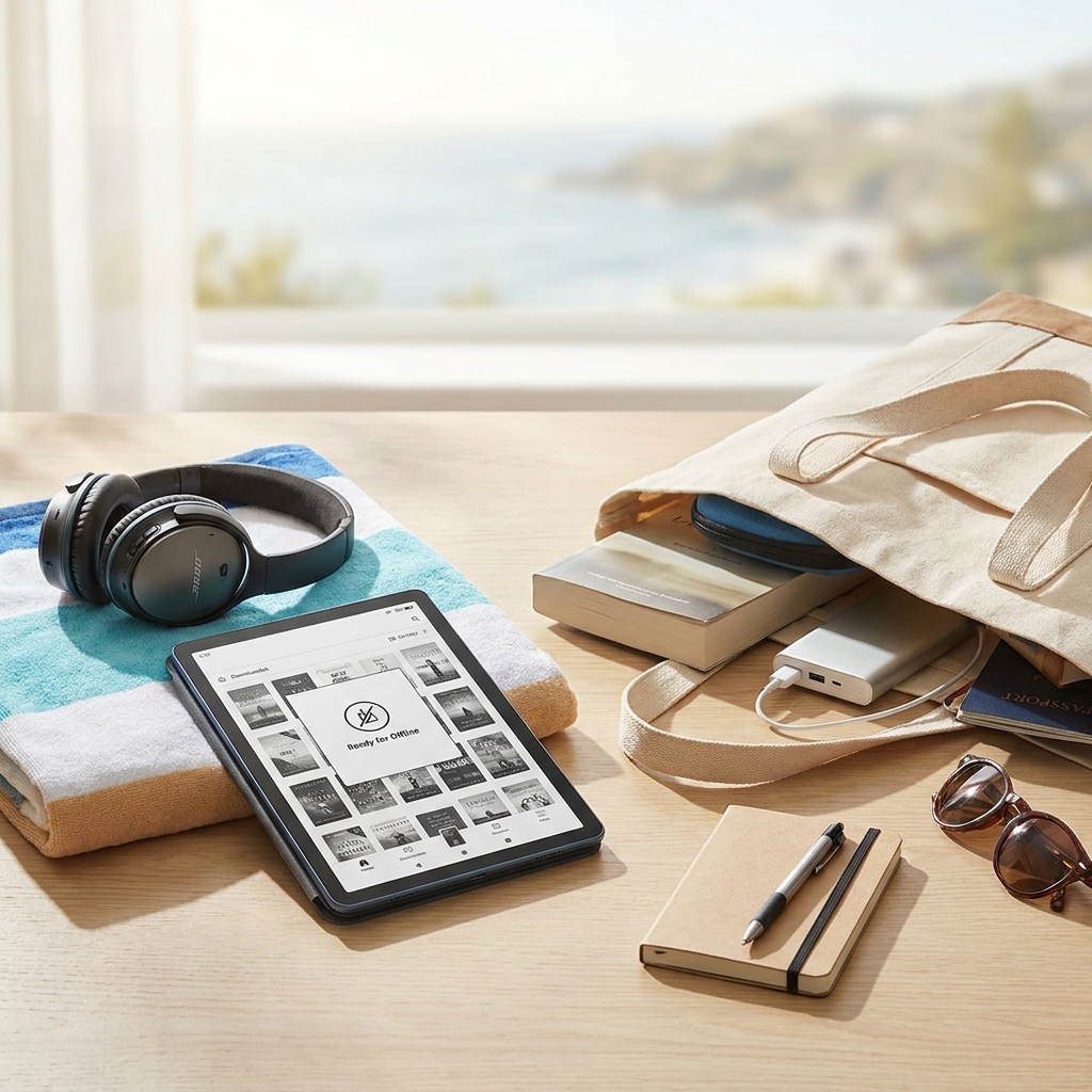 Summer travel downtime entertainment kit (plane/train/hotel friendly)